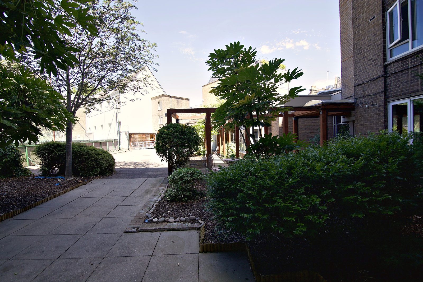 The courtyard garden